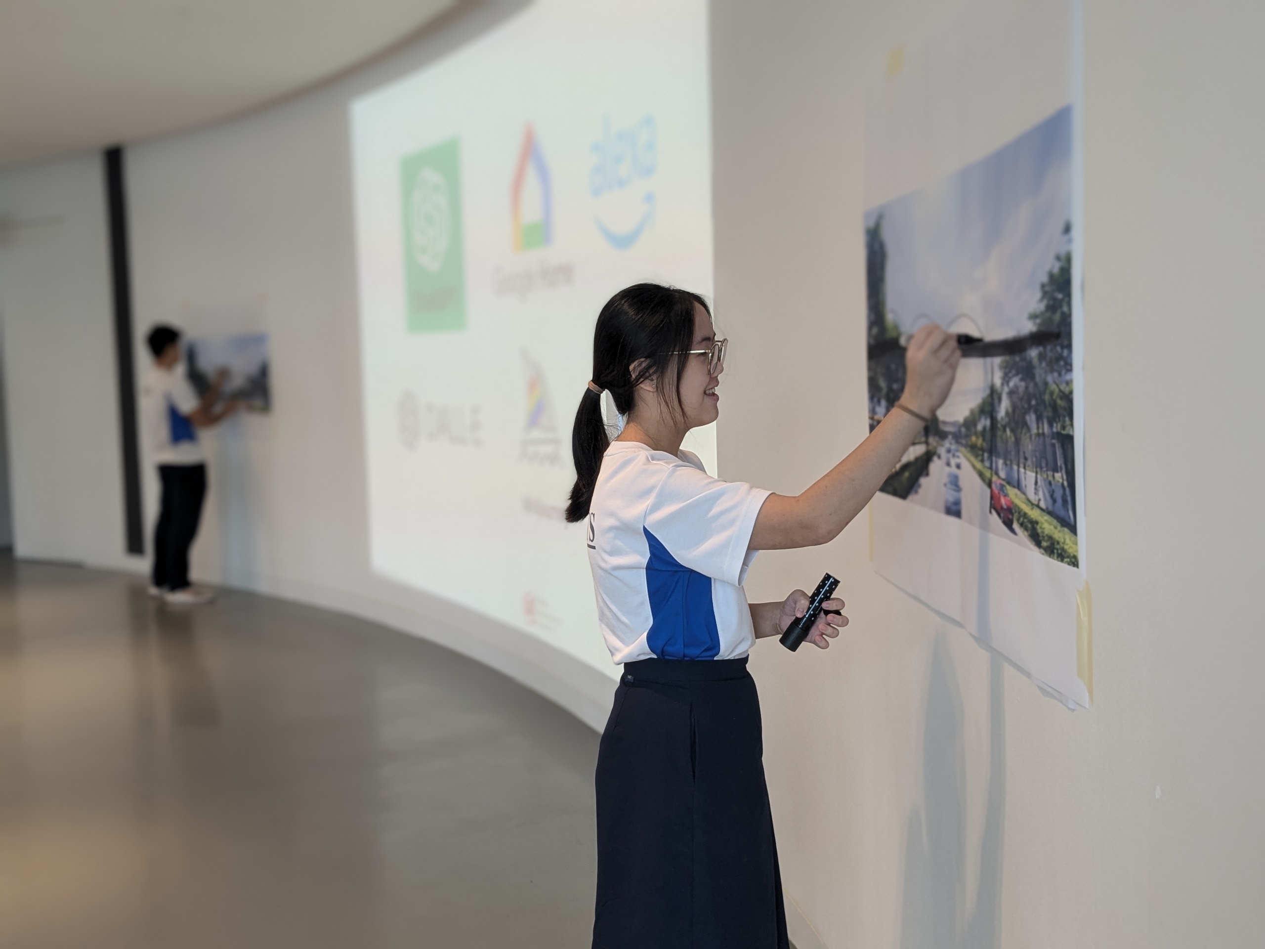 Geography students contributing ideas to Singapore's evolving urban landscape.